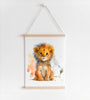 Load image for gallery view Børneplakat med dyr - &quot;Løve&quot; Ellens Shop