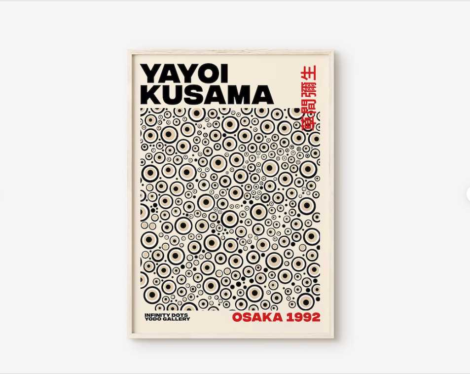 Matisse Plakat | "Kusama Osaka" Poster  | Køb Online fra Ellensshop.dk