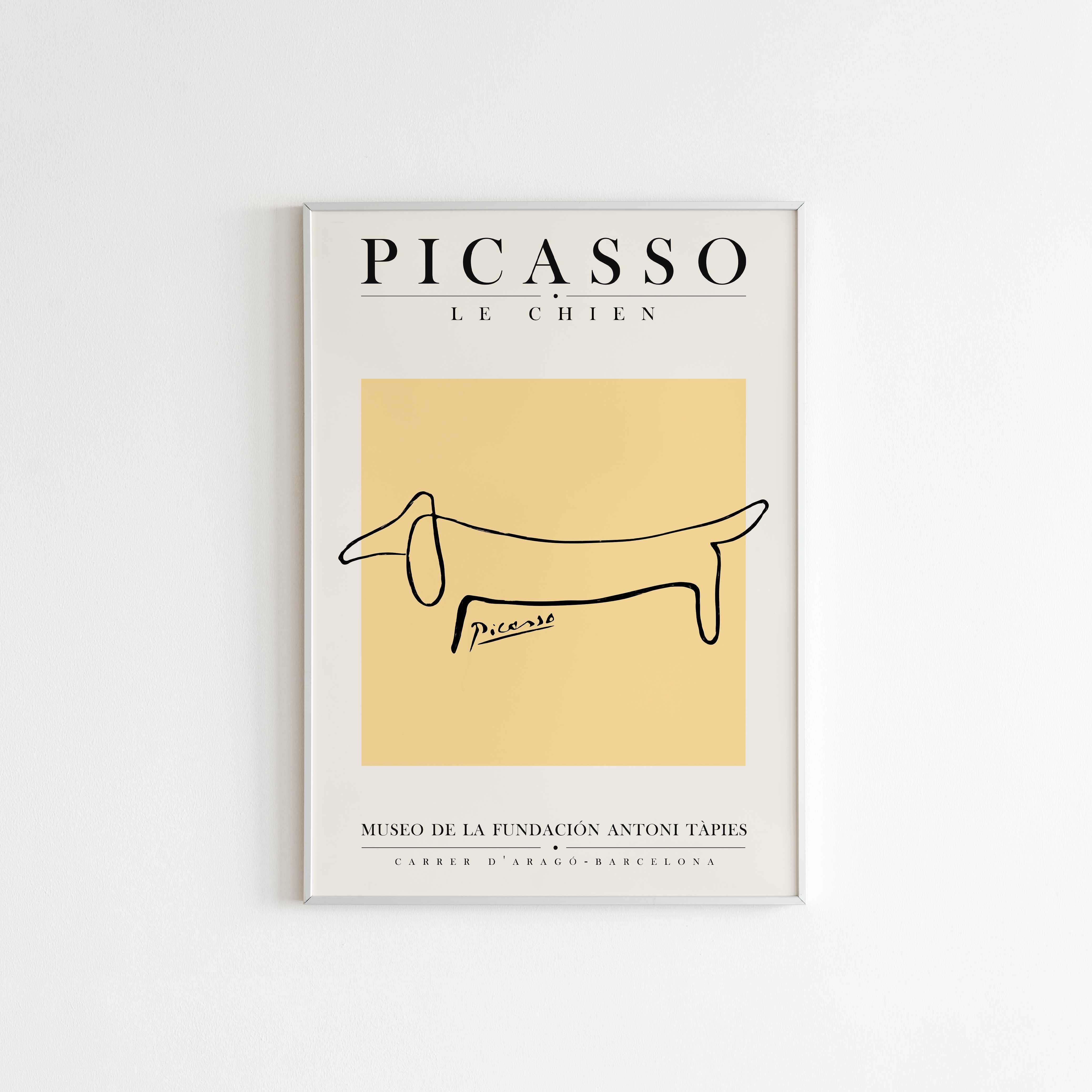 Matisse Plakat | "Picasso Le Chien" Poster  | Køb Online fra Ellensshop.dk