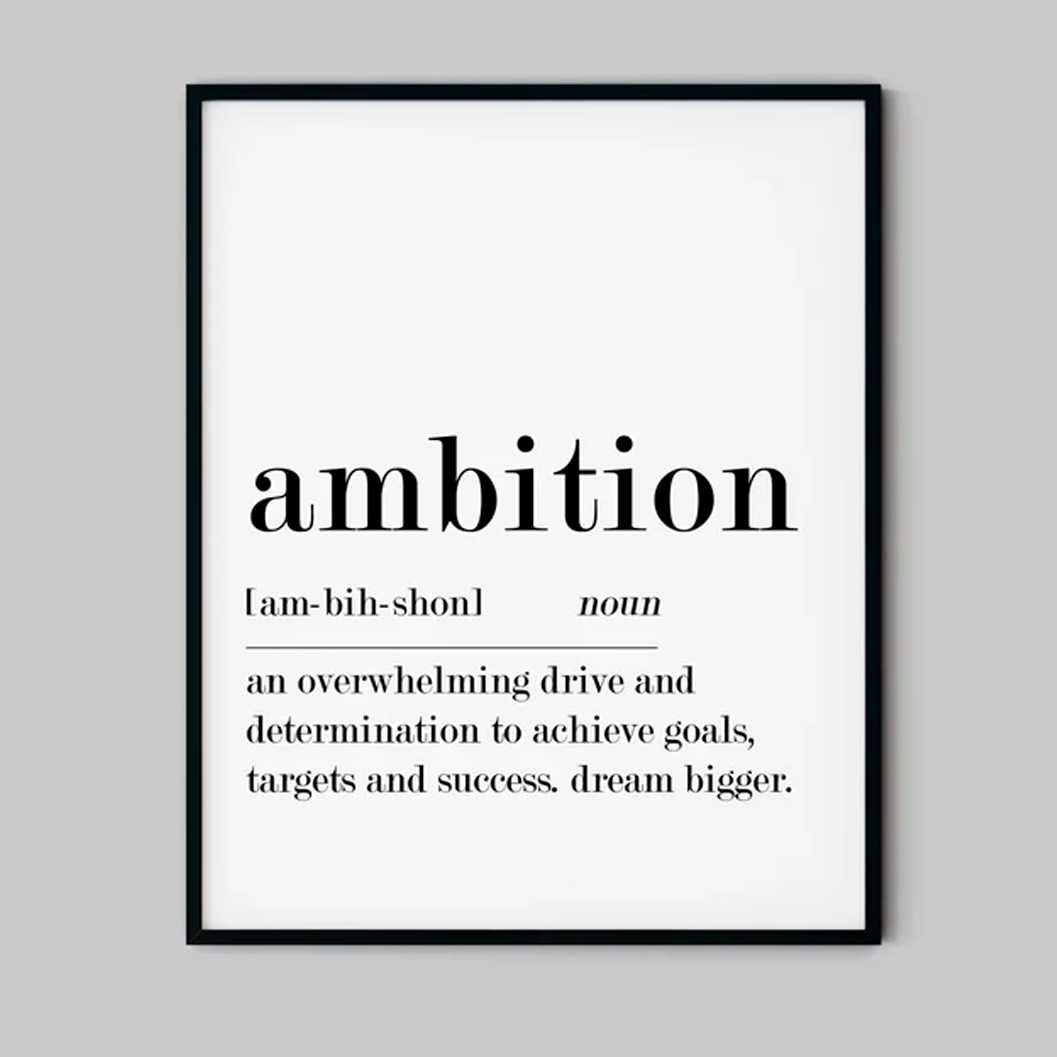 Ambition Definition Ellens Shop