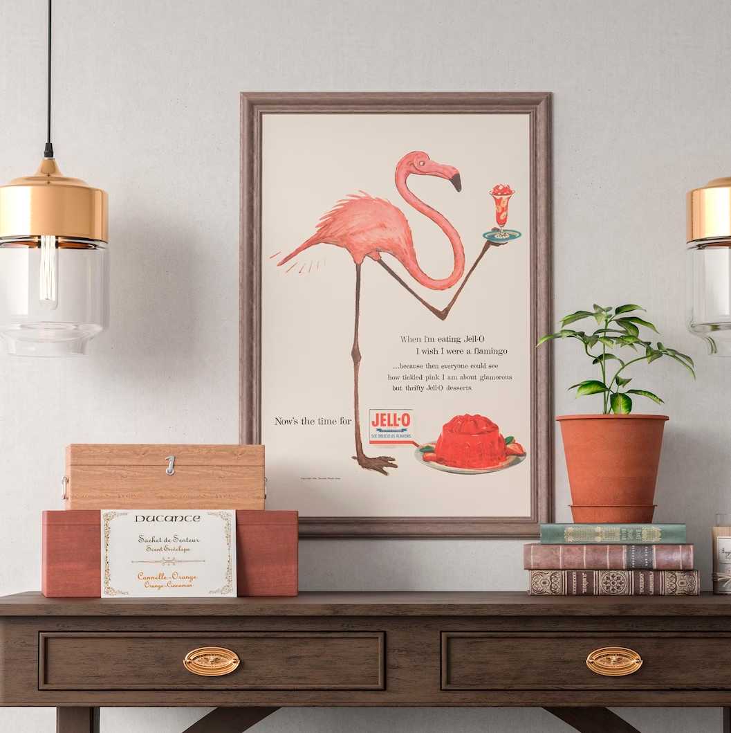 Flamingo Jell-O Ellens Shop